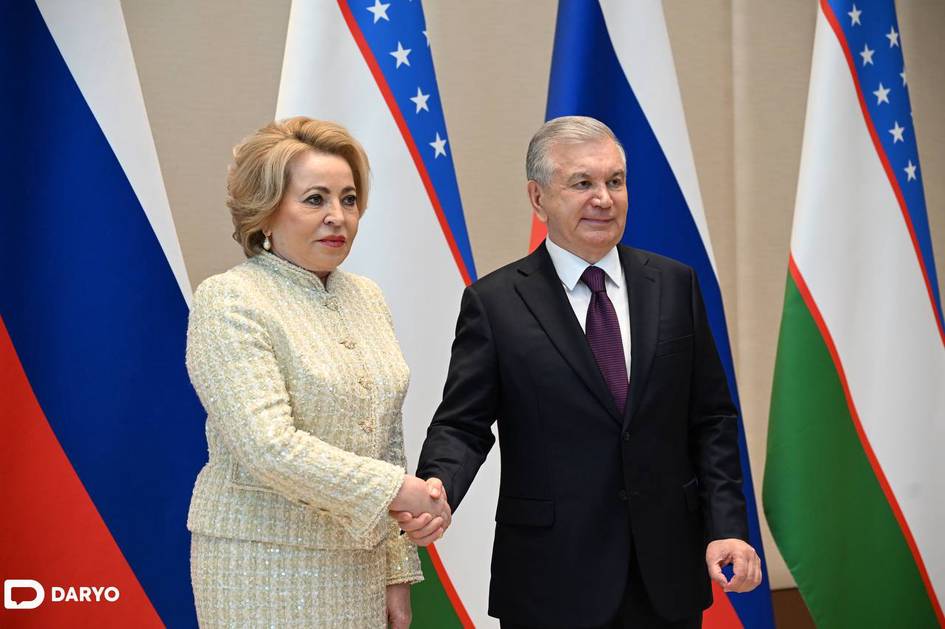 Shavkat Mirziyoyev Valentina Matviyenkoni tug‘ilgan kuni bilan tabrikladi